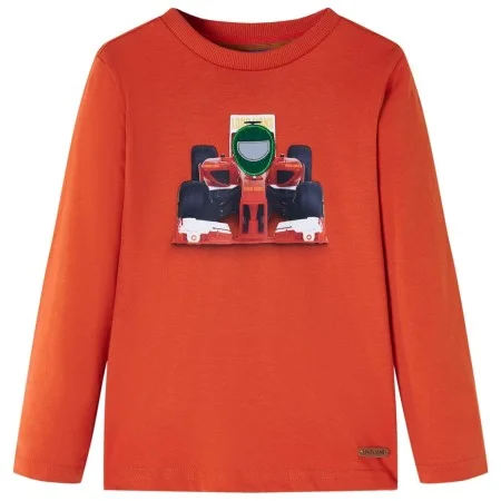 Orangefarbenes Langarm-T-Shirt für Kinder 128 von , Kinder-T-Shirts - Ref: Foro24-12882, Preis: 8,52 €, Rabatt: %