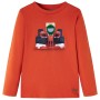 Children's orange long-sleeved t-shirt 128 by , Kids T-shirts - Ref: Foro24-12882, Price: 8,60 €, Discount: %