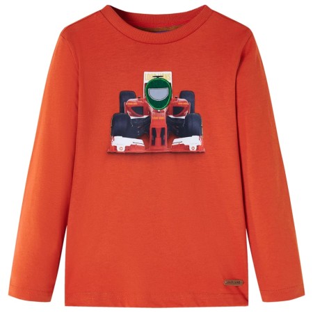 Orangefarbenes Langarm-T-Shirt für Kinder 104 von , Kinder-T-Shirts - Ref: Foro24-12880, Preis: 8,60 €, Rabatt: %