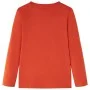 Orangefarbenes Langarm-T-Shirt für Kinder 104 von , Kinder-T-Shirts - Ref: Foro24-12880, Preis: 8,52 €, Rabatt: %