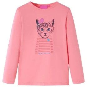 Kinder-Langarm-T-Shirt rosa 140 von , Kinder-T-Shirts - Ref: Foro24-13588, Preis: 8,59 €, Rabatt: %