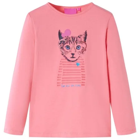 Kinder-Langarm-T-Shirt rosa 140 von , Kinder-T-Shirts - Ref: Foro24-13588, Preis: 8,59 €, Rabatt: %