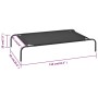 Textilene Black Erhöhtes Hundebett L von vidaXL, Betten für Hunde - Ref: Foro24-170662, Preis: 23,57 €, Rabatt: %
