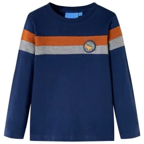 Marineblaues Langarm-T-Shirt für Kinder 92 von , Kinder-T-Shirts - Ref: Foro24-12849, Preis: 8,30 €, Rabatt: %