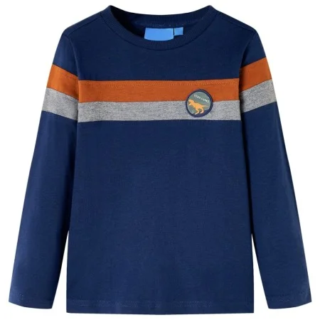Marineblaues Langarm-T-Shirt für Kinder 92 von , Kinder-T-Shirts - Ref: Foro24-12849, Preis: 8,30 €, Rabatt: %