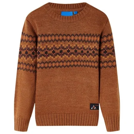 Jersey de punto infantil color coñac 92 de , Camisetas para niños - Ref: Foro24-14489, Precio: 11,95 €, Descuento: %