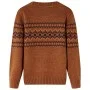 Jersey de punto infantil color coñac 92 de , Camisetas para niños - Ref: Foro24-14489, Precio: 11,95 €, Descuento: %