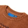 Jersey de punto infantil color coñac 92 de , Camisetas para niños - Ref: Foro24-14489, Precio: 11,95 €, Descuento: %