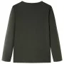 Camiseta infantil de manga larga caqui 128 de , Camisetas para niños - Ref: Foro24-12657, Precio: 8,30 €, Descuento: %