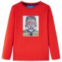 Kinder-Langarm-T-Shirt rot 128 von , Kinder-T-Shirts - Ref: Foro24-13287, Preis: 8,66 €, Rabatt: %