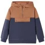 Children's hooded sweatshirt with half zip anthracite cognac 140 by , Kids T-shirts - Ref: Foro24-13478, Price: 19,97 €, Disc...
