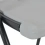 Folding high garden chairs 2 pcs HDPE and white steel by vidaXL, Garden chairs - Ref: Foro24-44561, Price: 126,08 €, Discount: %