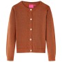 Children's knitted cardigan in cognac color 140 by , Children's outerwear - Ref: Foro24-14518, Price: 14,76 €, Discount: %
