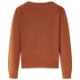 Cognacfarbene Kinder-Strickjacke 140 von , Oberbekleidung für Kinder - Ref: Foro24-14518, Preis: 14,60 €, Rabatt: %