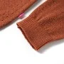 Cognacfarbene Kinder-Strickjacke 140 von , Oberbekleidung für Kinder - Ref: Foro24-14518, Preis: 14,60 €, Rabatt: %