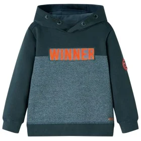 Dunkelgrünes Kinder-Kapuzensweatshirt 128 von , Kinder-T-Shirts - Ref: Foro24-12907, Preis: 12,41 €, Rabatt: %