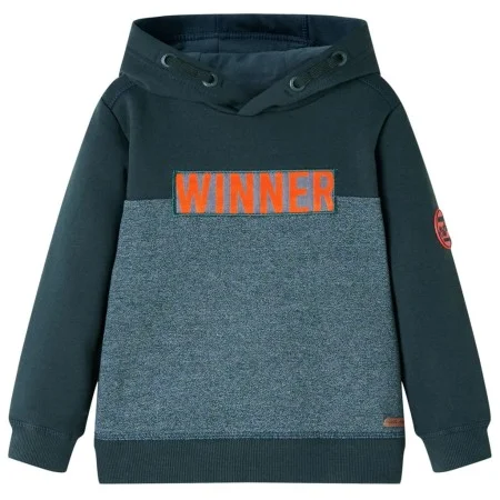 Dunkelgrünes Kinder-Kapuzensweatshirt 128 von , Kinder-T-Shirts - Ref: Foro24-12907, Preis: 12,41 €, Rabatt: %