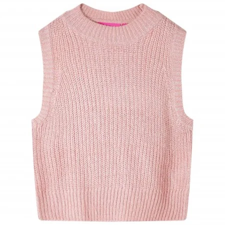 Children's light pink knitted vest 140 by , Kids T-shirts - Ref: Foro24-14513, Price: 11,98 €, Discount: %