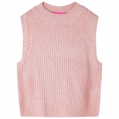 Hellrosa Strickweste für Kinder 140 von , Kinder-T-Shirts - Ref: Foro24-14513, Preis: 12,11 €, Rabatt: %