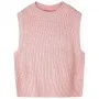 Children's light pink knitted vest 140 by , Kids T-shirts - Ref: Foro24-14513, Price: 11,98 €, Discount: %
