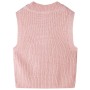 Hellrosa Strickweste für Kinder 116 von , Kinder-T-Shirts - Ref: Foro24-14511, Preis: 10,29 €, Rabatt: %