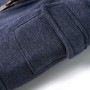 Children's sweatshirt with hood and zipper dark blue mélange 116 by , Kids T-shirts - Ref: Foro24-12951, Price: 15,11 €, Disc...