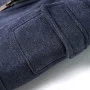 Children's sweatshirt with hood and zipper dark blue mélange 116 by , Kids T-shirts - Ref: Foro24-12951, Price: 14,97 €, Disc...