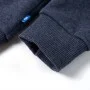 Children's sweatshirt with hood and zipper dark blue mélange 116 by , Kids T-shirts - Ref: Foro24-12951, Price: 14,97 €, Disc...