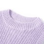 Chaleco infantil de punto color lila claro 104