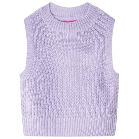 Helllila Strickweste für Kinder 128 von , Kinder-T-Shirts - Ref: Foro24-14547, Preis: 11,42 €, Rabatt: %