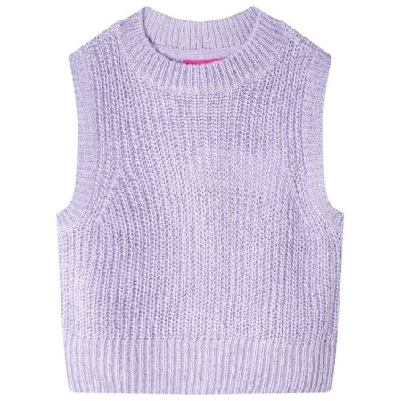 Helllila Strickweste für Kinder 128 von , Kinder-T-Shirts - Ref: Foro24-14547, Preis: 11,42 €, Rabatt: %