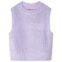 Helllila Strickweste für Kinder 128 von , Kinder-T-Shirts - Ref: Foro24-14547, Preis: 11,31 €, Rabatt: %