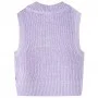 Helllila Strickweste für Kinder 128 von , Kinder-T-Shirts - Ref: Foro24-14547, Preis: 11,31 €, Rabatt: %