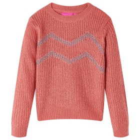 Jersey de punto infantil rosa medio 128 de , Camisetas para niños - Ref: Foro24-14507, Precio: 12,54 €, Descuento: %