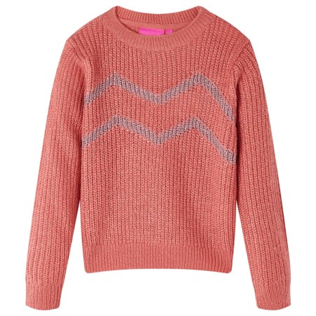 Mittelrosa Kinder-Strickpullover 128 von , Kinder-T-Shirts - Ref: Foro24-14507, Preis: 12,54 €, Rabatt: %