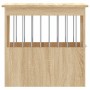 Hundekäfig aus Holzwerkstoff Sonoma-Eiche 45x62x59 cm von , Hundehütten - Ref: Foro24-838311, Preis: 62,67 €, Rabatt: %