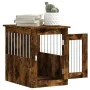 Hundekäfig aus geräuchertem Eichenholzwerkstoff, 45 x 62 x 59 cm von , Hundehütten - Ref: Foro24-838313, Preis: 63,00 €, Raba...