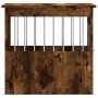 Hundekäfig aus geräuchertem Eichenholzwerkstoff, 45 x 62 x 59 cm von , Hundehütten - Ref: Foro24-838313, Preis: 62,92 €, Raba...