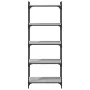 Sonoma gray engineered wood 5-shelf bookcase 60x30x154 cm by , Bookcases and shelves - Ref: Foro24-837660, Price: 63,00 €, Di...