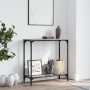 Mesa consola madera de ingeniería gris Sonoma 75x30,5x75 cm de , Mesas auxiliares - Ref: Foro24-837710, Precio: 36,81 €, Desc...