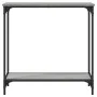 Sonoma gray engineered wood console table 75x30.5x75 cm by , Side tables - Ref: Foro24-837710, Price: 36,31 €, Discount: %