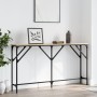 Mesa consola madera de ingeniería roble Sonoma 140x23x75 cm de , Mesas auxiliares - Ref: Foro24-837773, Precio: 46,62 €