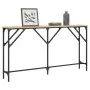 Sonoma oak engineered wood console table 140x23x75 cm by , Side tables - Ref: Foro24-837773, Price: 47,48 €, Discount: %