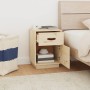Solid pine wood bedside table 40x34x55 cm by vidaXL, Nightstands - Ref: Foro24-818305, Price: 59,23 €, Discount: %