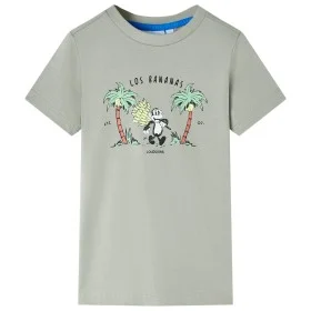 Hellkhakifarbenes Kinder-T-Shirt 128 von , Kinder-T-Shirts - Ref: Foro24-11682, Preis: 8,12 €, Rabatt: %