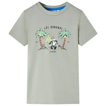 Light khaki children's t-shirt 128 by , Kids T-shirts - Ref: Foro24-11682, Price: 8,12 €, Discount: %