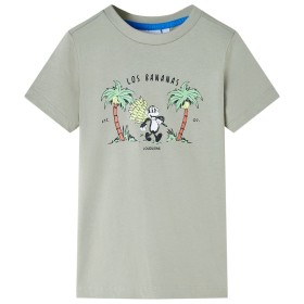Camiseta infantil caqui claro 104 de , Camisetas para niños - Ref: Foro24-11680, Precio: 8,20 €, Descuento: %