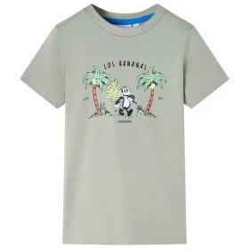 Light khaki children's t-shirt 104 by , Kids T-shirts - Ref: Foro24-11680, Price: 8,12 €, Discount: %