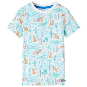 Camiseta para niños con estampado de tigres color 