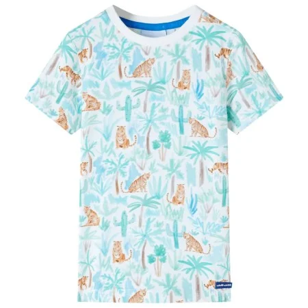 Ecrufarbenes Kinder-T-Shirt 128 von , Kinder-T-Shirts - Ref: Foro24-12402, Preis: 9,12 €, Rabatt: %
